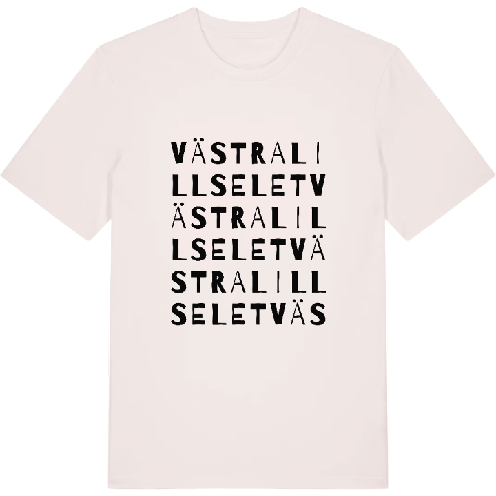 Västra Lillselet ordlek t-shirt – t-shirt från PinShirt