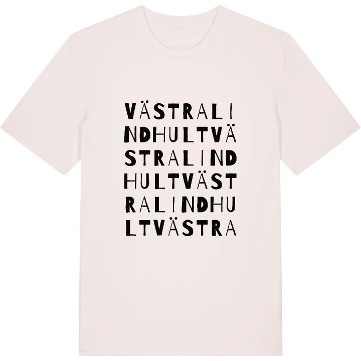 Västra Lindhult ordlek t-shirt – t-shirt från PinShirt
