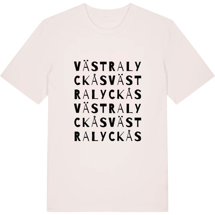 Västra Lyckås ordlek t-shirt – t-shirt från PinShirt