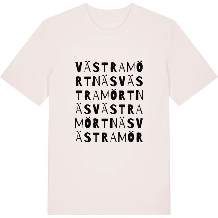 Västra Mörtnäs ordlek t-shirt – t-shirt från PinShirt