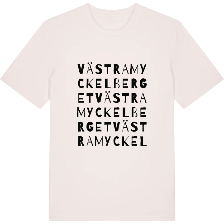 Västra Myckelberget ordlek t-shirt – t-shirt från PinShirt