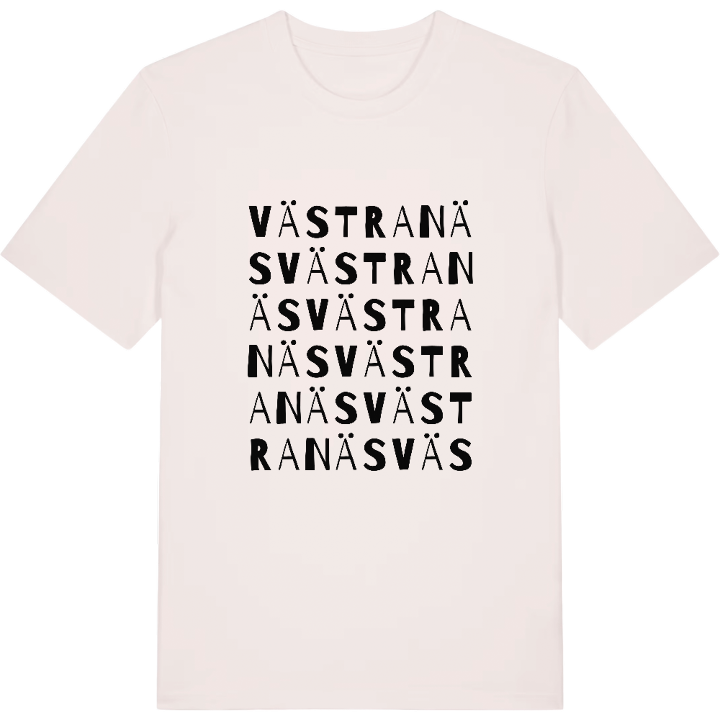 Västra Näs ordlek t-shirt – t-shirt från PinShirt