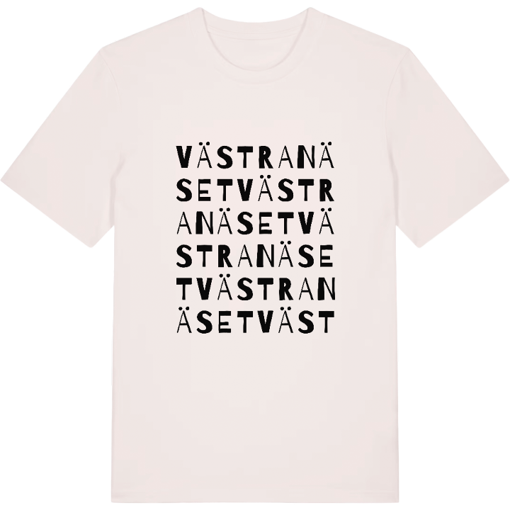 Västra Näset ordlek t-shirt – t-shirt från PinShirt