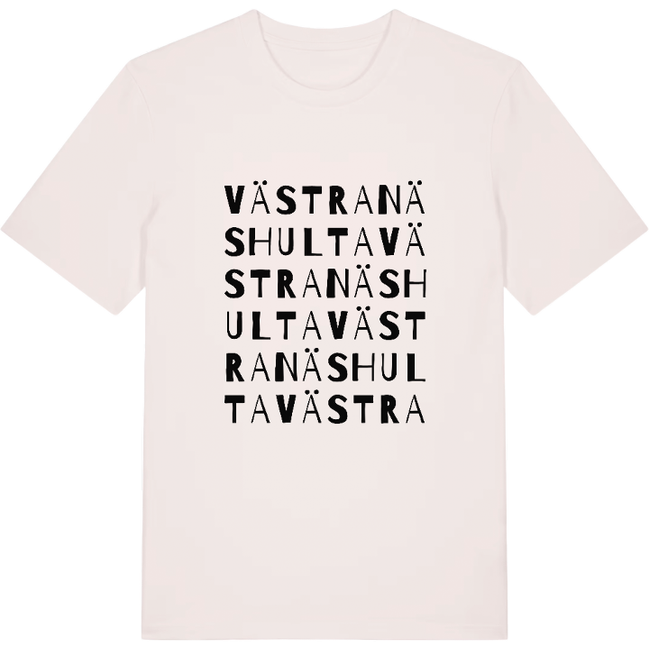 Västra Näshulta ordlek t-shirt – t-shirt från PinShirt