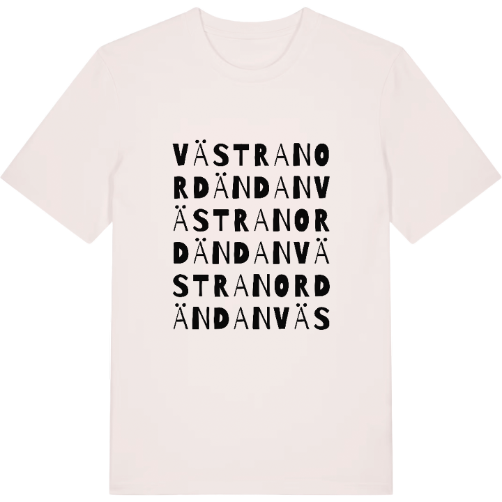 Västra Nordändan ordlek t-shirt – t-shirt från PinShirt