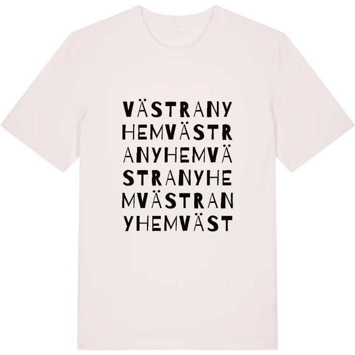 Västra Nyhem ordlek t-shirt – t-shirt från PinShirt