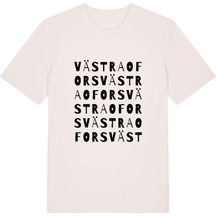 Västra Ofors ordlek t-shirt – t-shirt från PinShirt