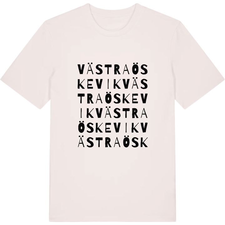 Västra Öskevik ordlek t-shirt – t-shirt från PinShirt