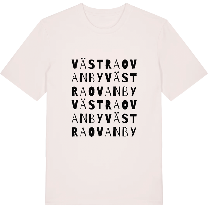 Västra Ovanby ordlek t-shirt – t-shirt från PinShirt