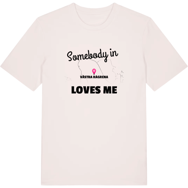Någon i Västra Rågrena älskar mig t-shirt – t-shirt från PinShirt