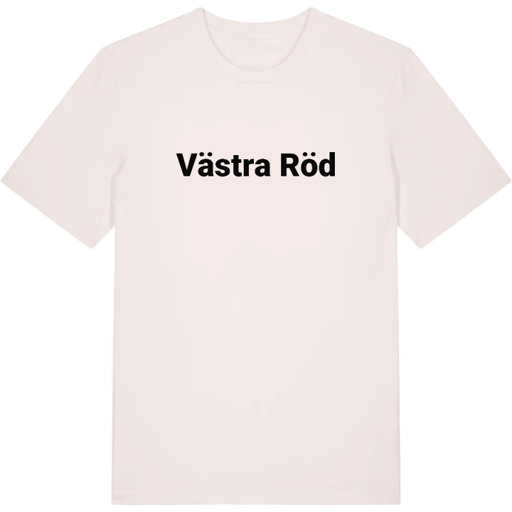 Västra Röd fetstil t-shirt – t-shirt från PinShirt