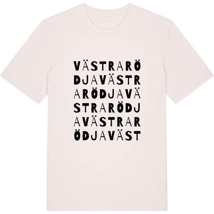 Västra Rödja ordlek t-shirt – t-shirt från PinShirt