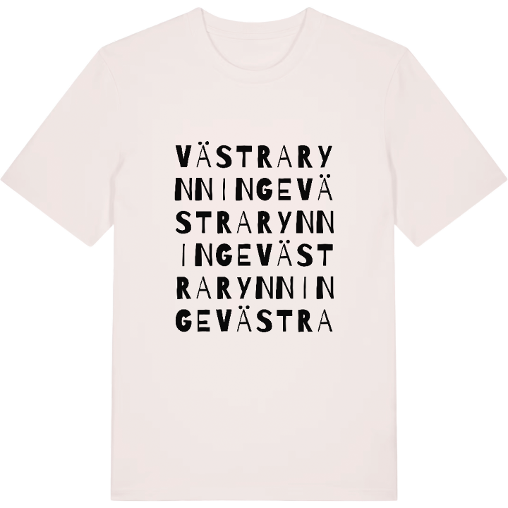 Västra Rynninge ordlek t-shirt – t-shirt från PinShirt