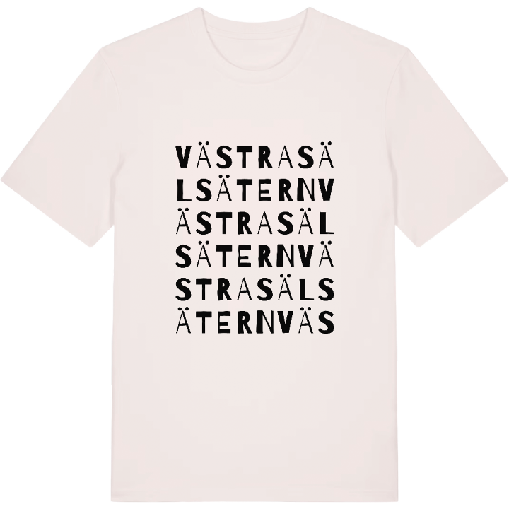 Västra Sälsätern ordlek t-shirt – t-shirt från PinShirt