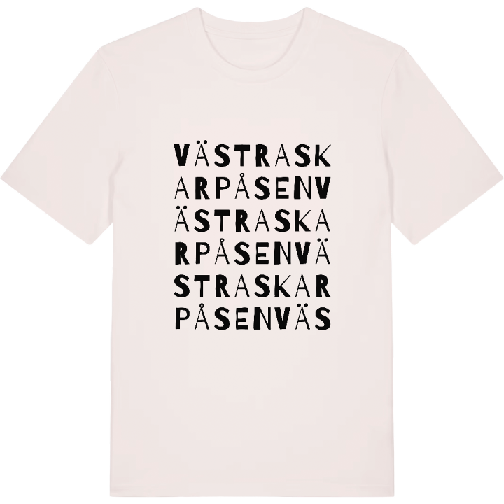 Västra Skarpåsen ordlek t-shirt – t-shirt från PinShirt