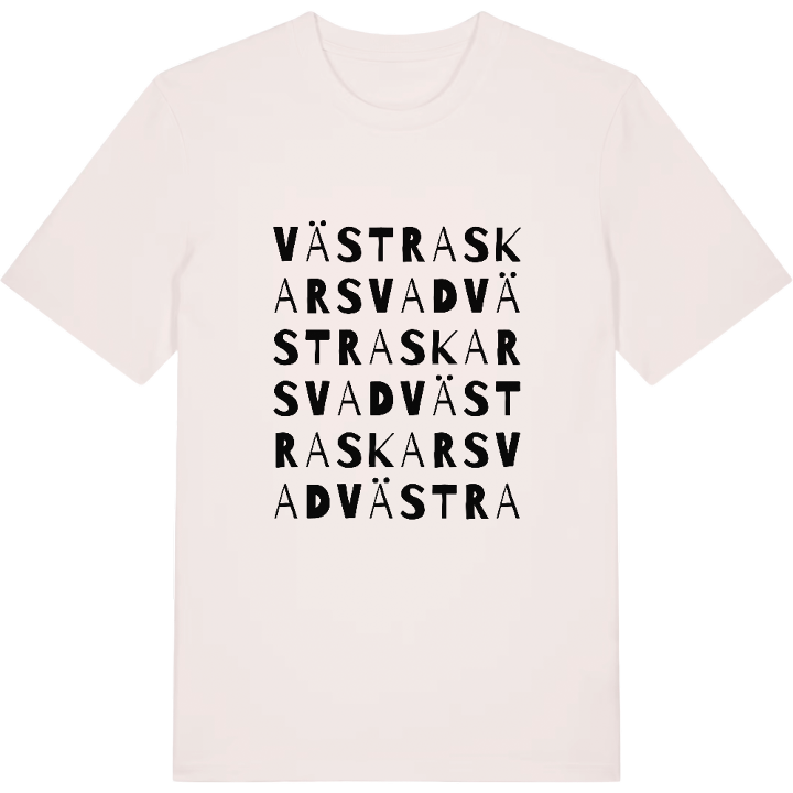 Västra Skarsvad ordlek t-shirt – t-shirt från PinShirt