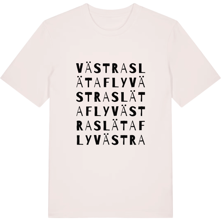 Västra Slätafly ordlek t-shirt – t-shirt från PinShirt
