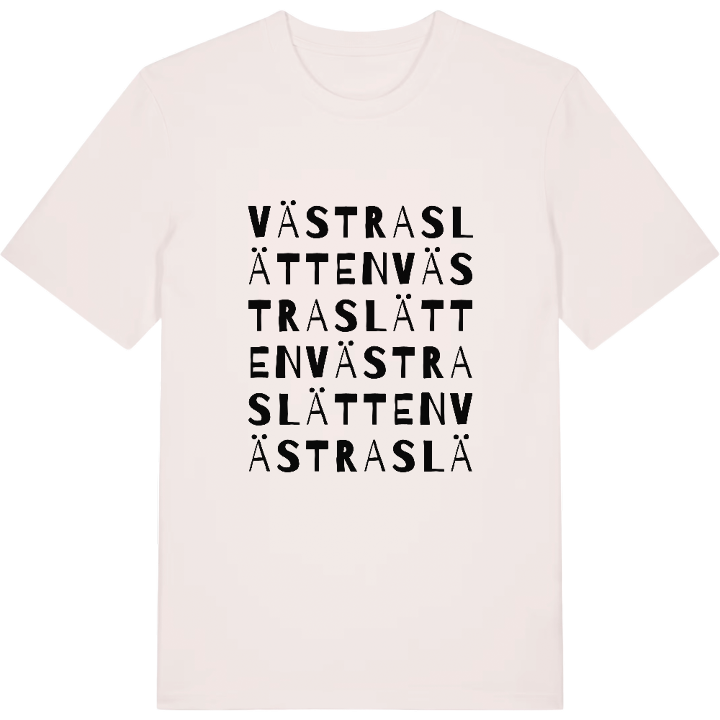 Västra Slätten ordlek t-shirt – t-shirt från PinShirt