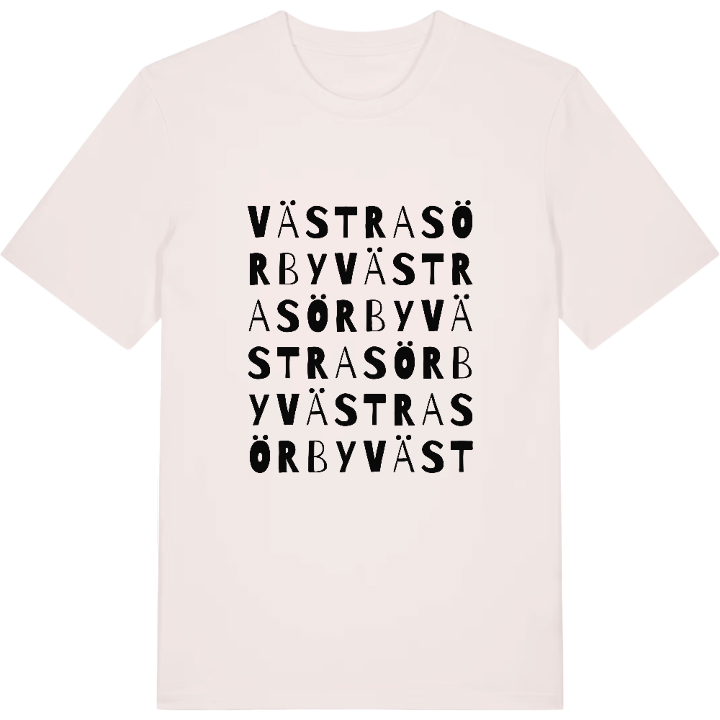 Västra Sörby ordlek t-shirt – t-shirt från PinShirt