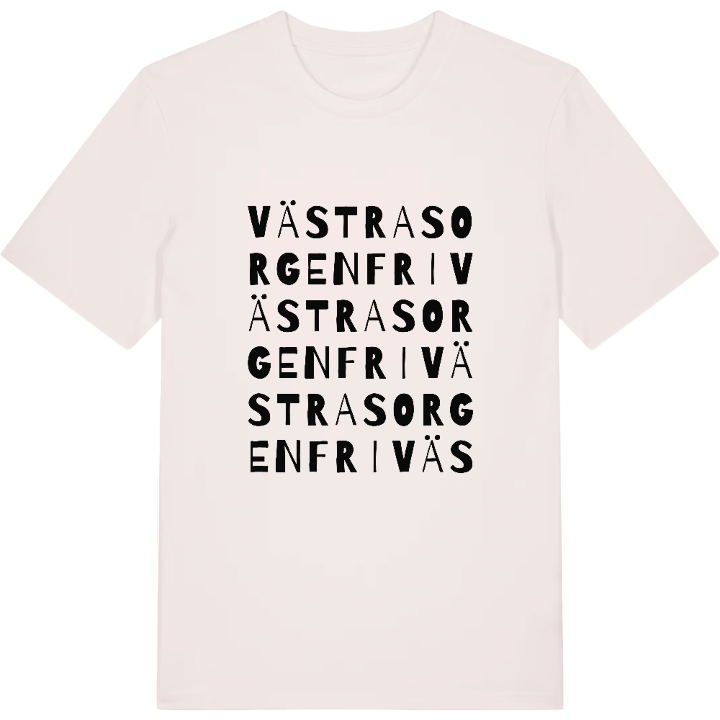 Västra Sorgenfri ordlek t-shirt – t-shirt från PinShirt