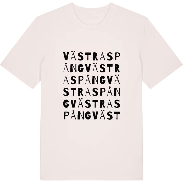 Västra Spång ordlek t-shirt – t-shirt från PinShirt