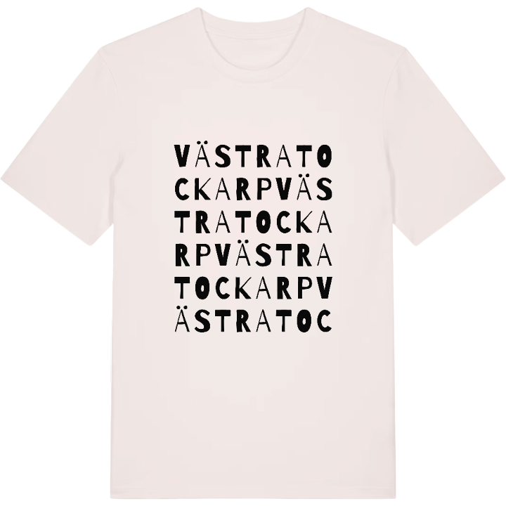 Västra Tockarp ordlek t-shirt – t-shirt från PinShirt