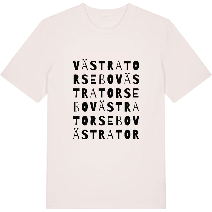 Västra Torsebo ordlek t-shirt – t-shirt från PinShirt