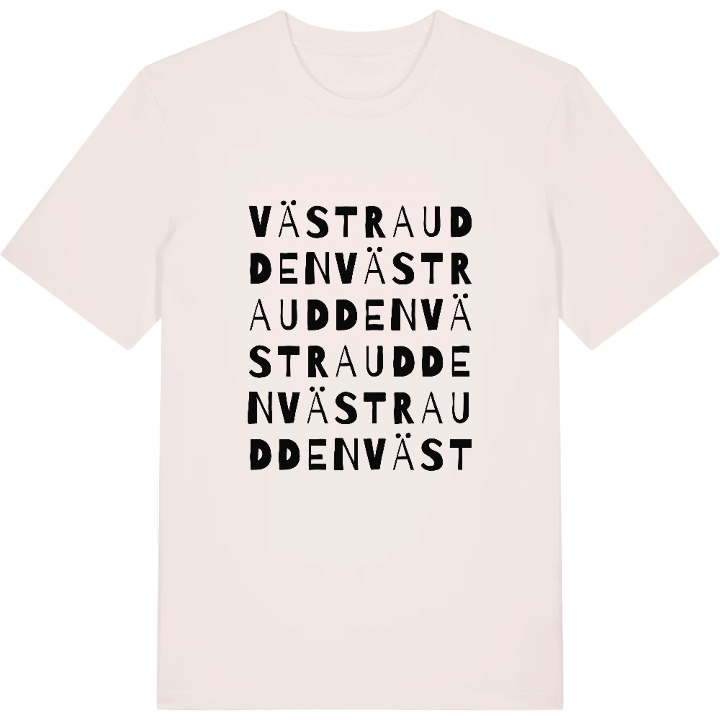 Västra udden ordlek t-shirt – t-shirt från PinShirt