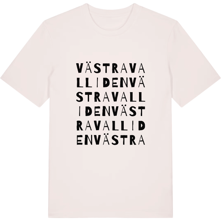 Västra Valliden ordlek t-shirt – t-shirt från PinShirt