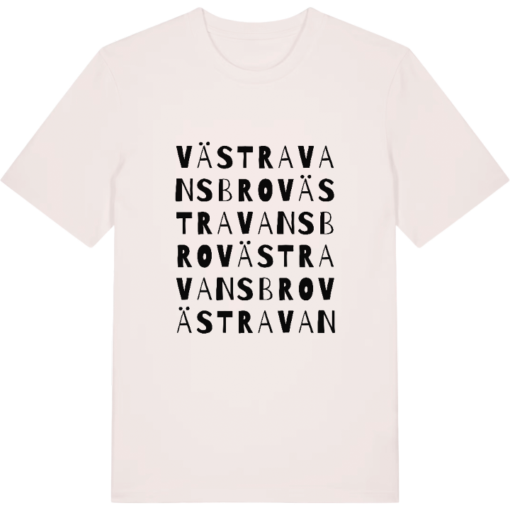 Västra Vansbro ordlek t-shirt – t-shirt från PinShirt