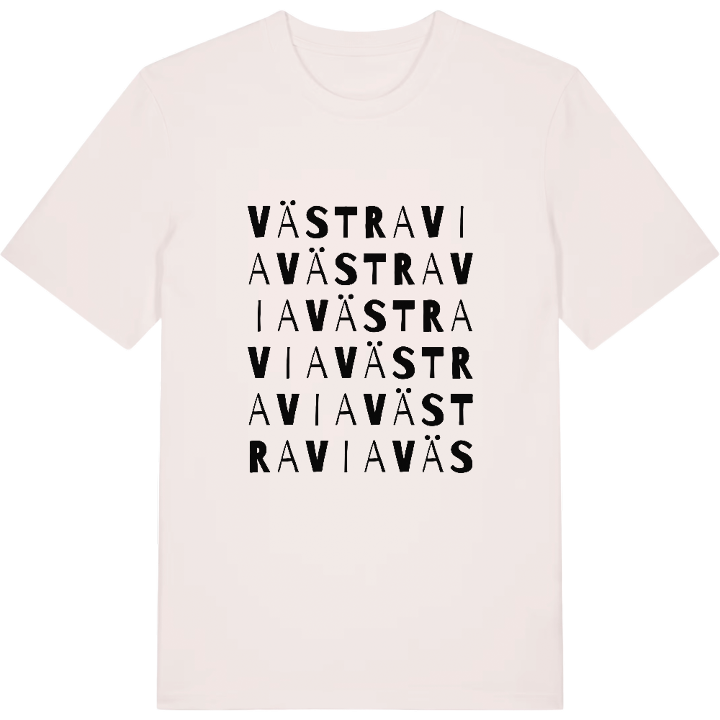 Västra Via ordlek t-shirt – t-shirt från PinShirt