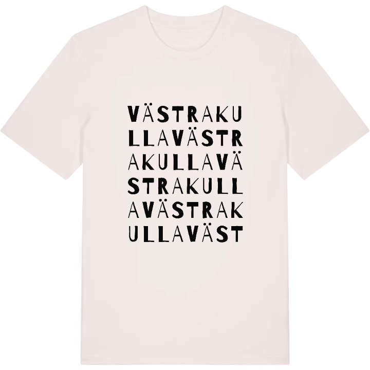 Västrakulla ordlek t-shirt – t-shirt från PinShirt