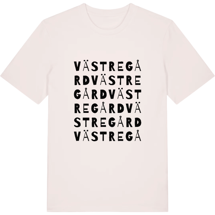 Västregård ordlek t-shirt – t-shirt från PinShirt