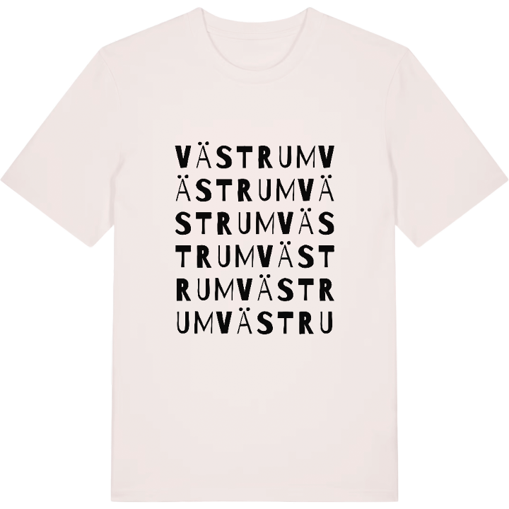 Västrum ordlek t-shirt – t-shirt från PinShirt
