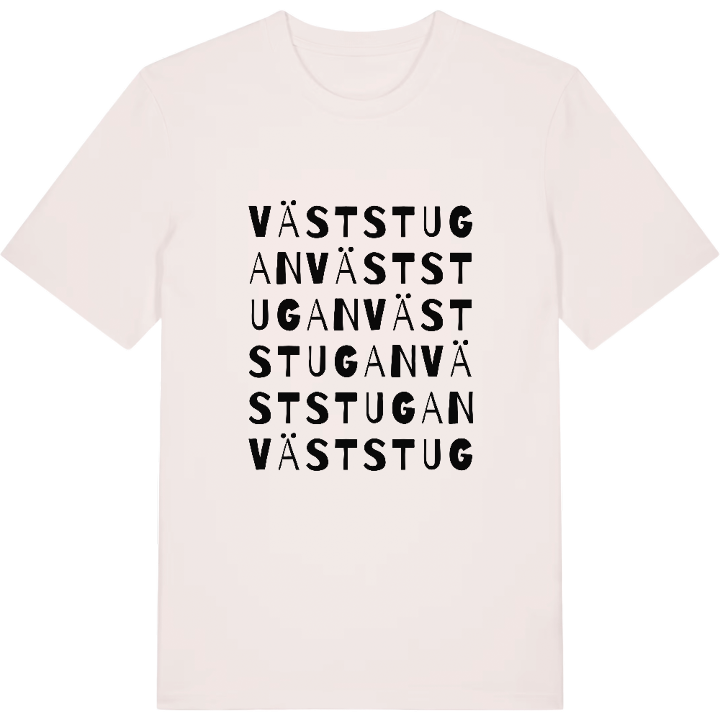 Väststugan ordlek t-shirt – t-shirt från PinShirt