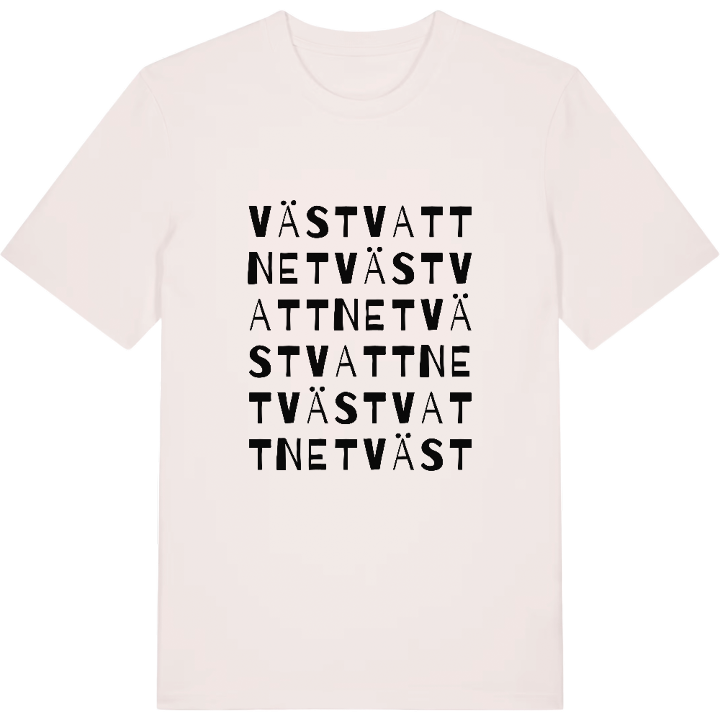 Västvattnet ordlek t-shirt – t-shirt från PinShirt