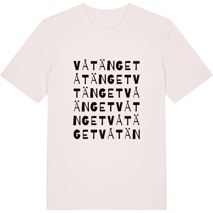 Våtänget ordlek t-shirt – t-shirt från PinShirt