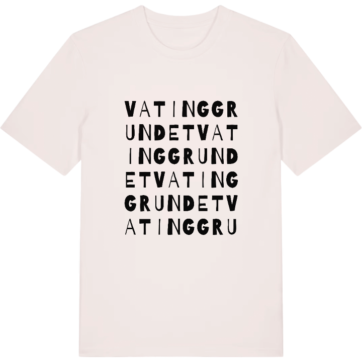 Vatinggrundet ordlek t-shirt – t-shirt från PinShirt