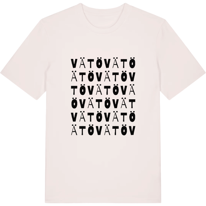 Vätö ordlek t-shirt – t-shirt från PinShirt