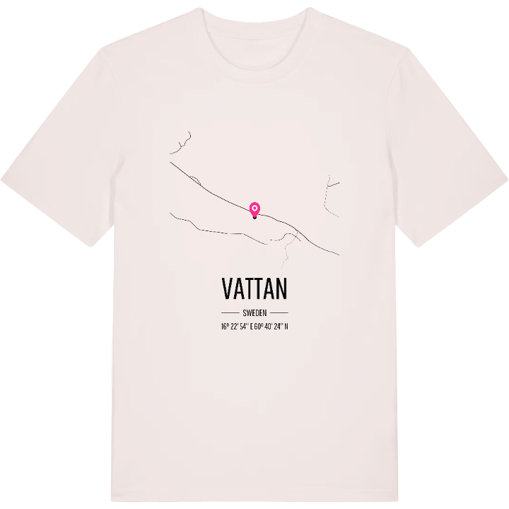 Vattan karta t-shirt – t-shirt från PinShirt