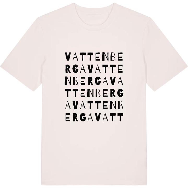 Vattenberga ordlek t-shirt – t-shirt från PinShirt