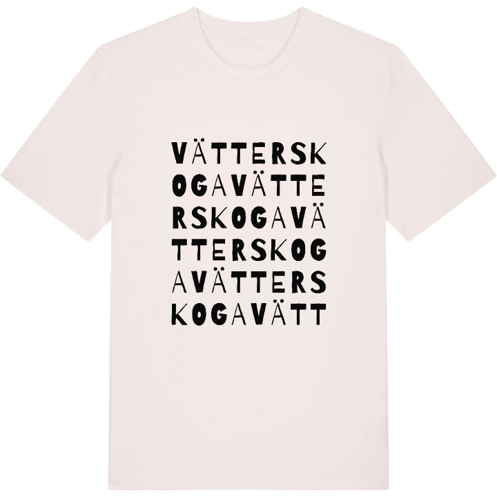 Vätterskoga ordlek t-shirt – t-shirt från PinShirt