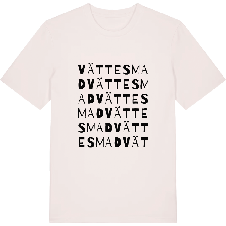Vättesmad ordlek t-shirt – t-shirt från PinShirt