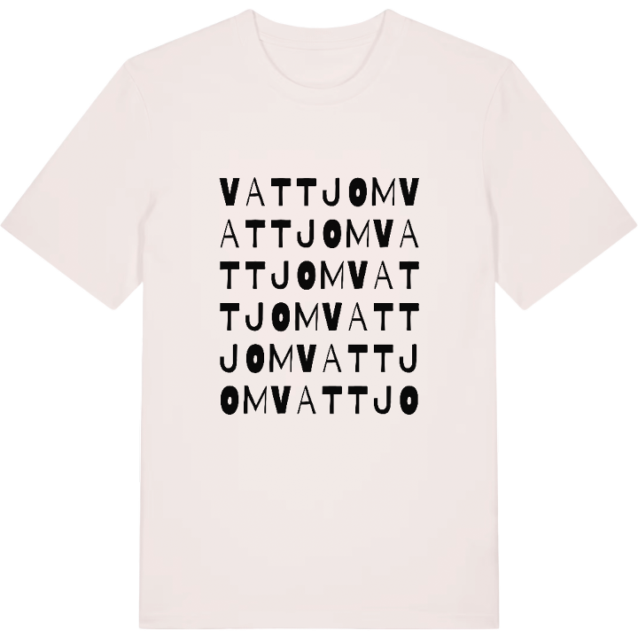 Vattjom ordlek t-shirt – t-shirt från PinShirt