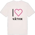 Jag älskar Våtvik t-shirt stort tryck