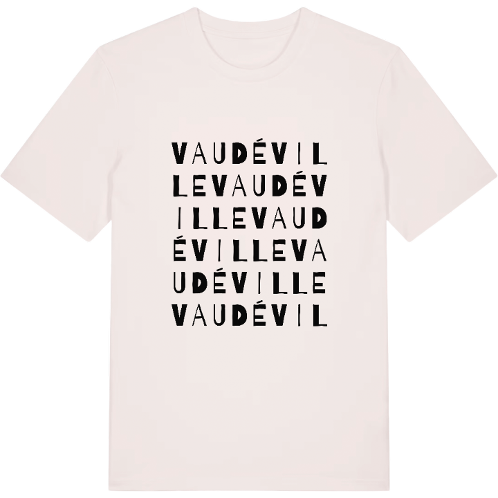 Vaudéville ordlek t-shirt – t-shirt från PinShirt