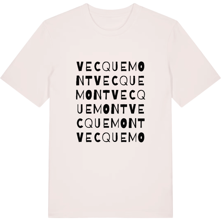 Vecquemont ordlek t-shirt – t-shirt från PinShirt