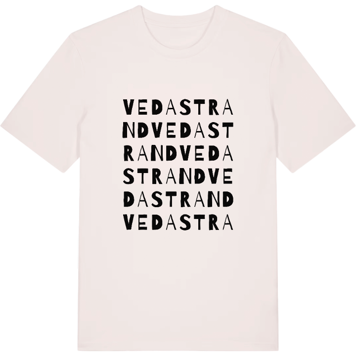 Vedastrand ordlek t-shirt – t-shirt från PinShirt