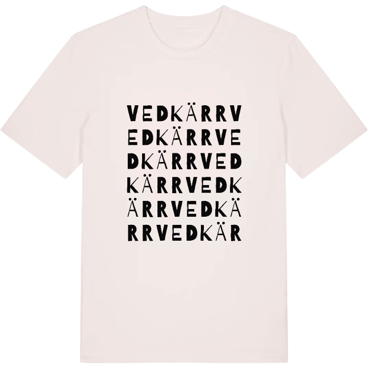 Vedkärr ordlek t-shirt – t-shirt från PinShirt