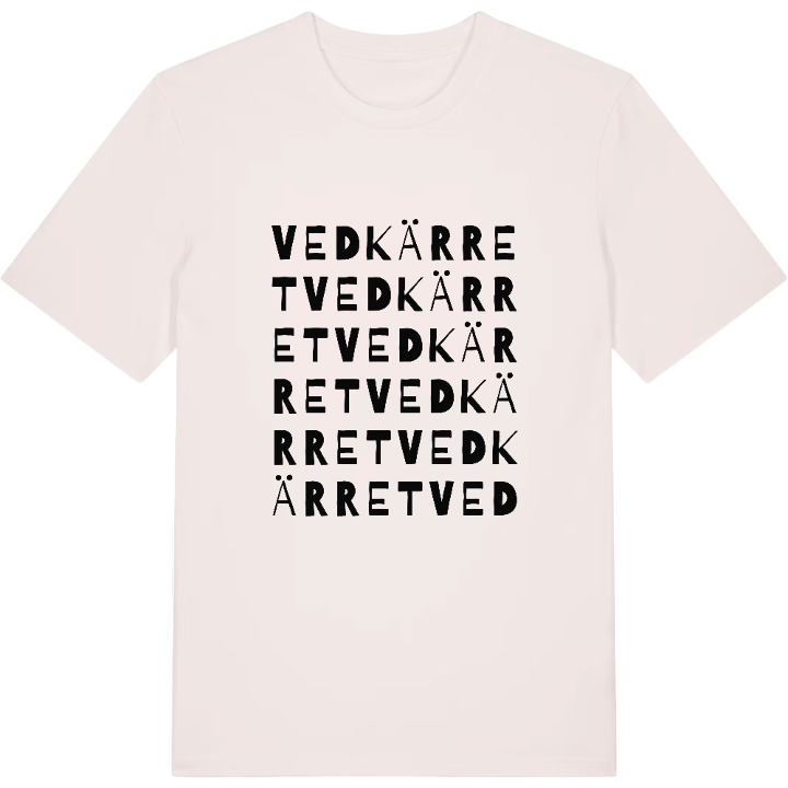 Vedkärret ordlek t-shirt – t-shirt från PinShirt